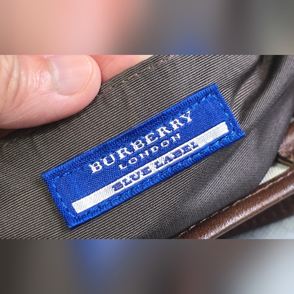Burberry Blue Label Canvas Shoulder Bag - Picture 13 of 16